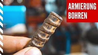 Loch in Stahlbeton | Armierung mit Bohrhammer durchbohren | Bosch 7X oder Hilti