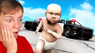 PLAYING as A BABY in GTA 5!