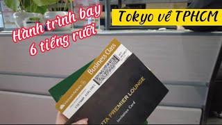 Hành trình bay Hạng thương gia Vietnamairlines Tokyo về TPHCM