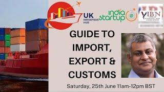 GUIDE to Import, Export & Customs || 2022 || Nisha Menon