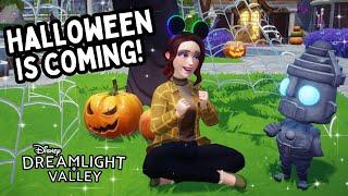 Spooky Season Has Begun! Halloween Decor Build with Me in Disney Dreamlight Valley