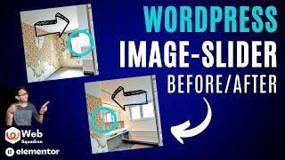 Image Slider Comparison - Before After - Elementor WordPress Tutorial