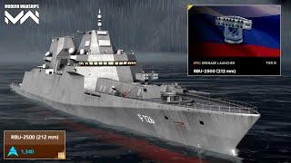 RBU-2500 (212mm) - 1,340/AC Worth or not | FGS F126 - Modern Warships Gameplay