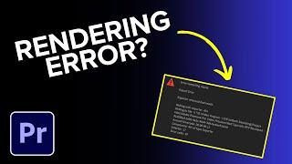 Premiere Pro Not Rendering? Here’s How to Fix It!