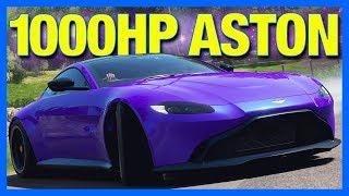 Forza Horizon 4 Customization : 1000 Horsepower Aston Martin Drift Monster!!