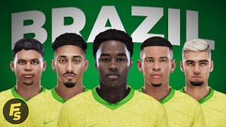 Brazil Facepack Copa America 2024 - PES 2021 & FL24