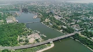 Mykolaiv from a bird's eye view / City of shipbuilders aerial