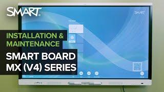 SMART Board MX (V4) and (V4) Pro Quick Installation (2024)