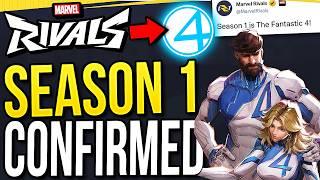 Marvel Rivals - FANTASTIC 4 CONFIRMED for Season 1! Huge NEWS!