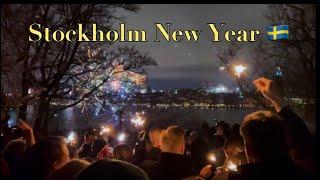 Walk to the fireworks. New Years Eve in Stockholm last year.