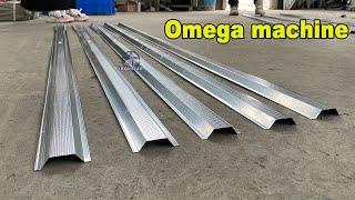 Omega machine | omega channel roll forming machine | Omega furring roll forming machine for Egypt