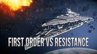 FIRST ORDER VS RESISTANCE! - Star Wars EMPIRE AT WAR [Yoden Mod]