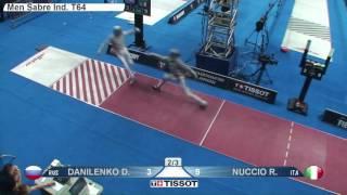 FE M S Individual Moscow RUS GP 2016 T64 06 red DANILENKO RUS vs NUCCIO ITA