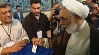 Presidential candidate Pourmohammadi votes in Iran's elections