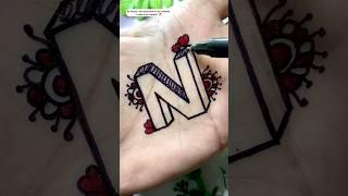 How to draw N letter for beginners ️‍ #shorts #art #satisfying