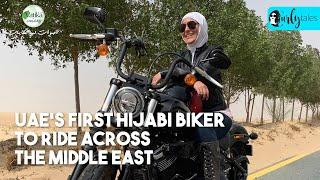Hijabi Woman Bikes Across the Middle East on a Harley | Vatika Voices Ep 6| Curly Tales