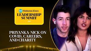 Watch: Nick Jonas, Priyanka Chopra on India, Covid, movies & music #HTLS2020