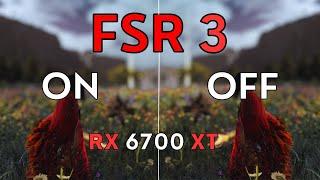 RX6700XT : FSR 3 ON vs OFF at 1440p ULTRA in FORSPOKEN