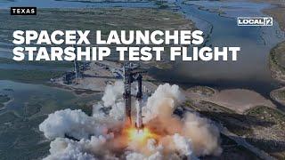 SpaceX launches sixth test flight of rocket Starship in Brownsville, Texas