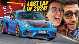 Last Nürburgring Laps of 2024! Porsche GT4 RS & Vika