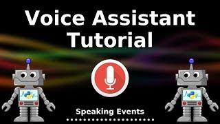 Python Voice Assistant Tutorial #7 - Speaking Events (With Pyttsx3)