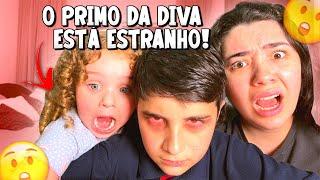 O PRIMO DA diva VEIO NOS VISITAR mas ele está ESTRANHO *ficamos com medo