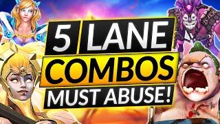 5 ABSOLUTELY BROKEN HERO COMBOS to ALWAYS WIN LANE - Dota 2 Guide