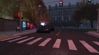 Rainy Street Urban Scene Video Background for Streamers