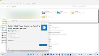 how to uninstall HEVC extension In windows 11