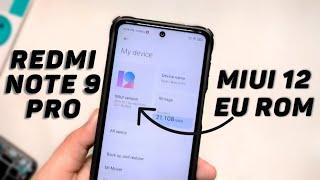 Update Redmi Note 9 Pro with MIUI 12 EU ROM | MIUI 12 EU ROM for Redmi Note 9 Pro/9S