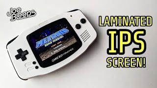 GBA FunnyPlaying Laminated IPS 3.0 installed and tested in Nintendo Gameboy Advance console