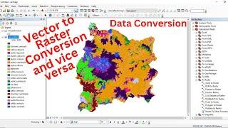 Data Conversion (Vector to Raster conversion and vice versa) using ArcGIS software