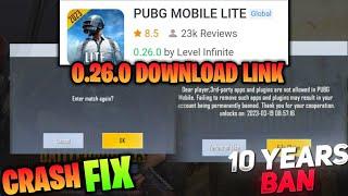 Pubg Lite New update 0.26.0 Download link  Pubg Lite New update All Features Finally Crash Problem