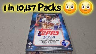 1 in 10,137 Packs Rare Hit! 2024 Topps Series 1 Hobby Box plus a case hit 