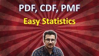 PDF, CDF, PMF (Probability Distribution Functions) | Easy Statistics | Tech Birdie