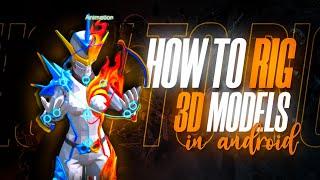 How To Rig 3D Model And Create A 3D Pubg Scene In Android Prisma3d Blender Like Animation In Android