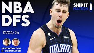 NBA Show | December 4, 2024 | DraftKings DFS Picks, Plays and Process