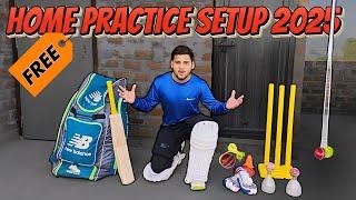 'FREE' Home Cricket Practice Setup for 2025!