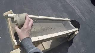 Sifting out sandblasting sand the easy way