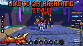 HOW to GET *BREATHING STYLES* in ANIME FIGHTING SIMULATOR X!! | Anime Fighting Simulator X Roblox