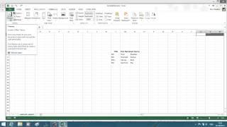 Apply themes to worksheet in Excel 2013