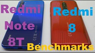 Redmi Note 8T vs Redmi 8 - AnTuTu and Geekbench 5 Benchmark!!!