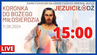 Koronka do Bożego Miłosierdzia przed Najświętszym Sakramentem [11.06.2024] | Jezuici Łódź | Na żywo