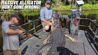 HUNTING A MASSIVE GATOR | EVERYTHING WENT WRONG THEN THIS HAPPENED!