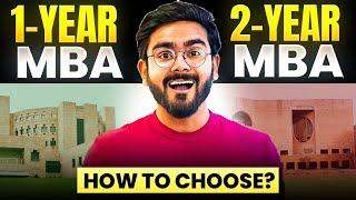 Should you do a 1 year MBA? | ISB vs IIM