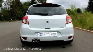 FOX EXHAUST Renault ClioIII GT