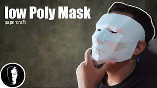 DIY Low Poly Mask Papercraft || Topeng Kertas