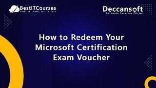 How to Redeem Your Microsoft Certification Exam Voucher