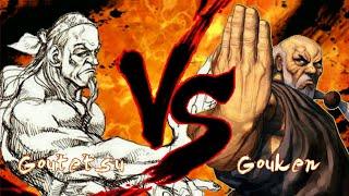 [Street Fighter Mugen] - Goutetsu vs Gouken Fight | #streetfighter #streetfighter5 #streetfighter6