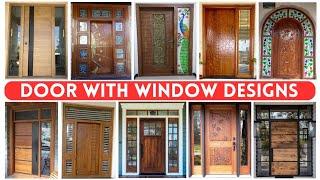 Latest Door With Window Designs 2025 | Best Wooden Door With Window Attached Designs